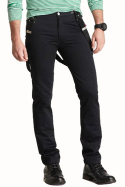 Something Strong Black Suspender Skinny Pant thumbnail 1