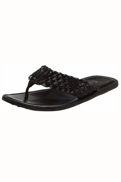 GBX Dark-Brown Leather Vamp Thong Sandal thumbnail 4