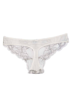 Catherine Malandrino White Corded Lace Thong thumbnail 2
