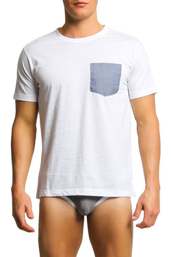 Do Nothing White Love Loss Pocket Tee thumbnail 1