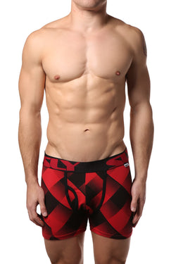 Sly Red & Black Lumber Jack Boxer Brief thumbnail 1