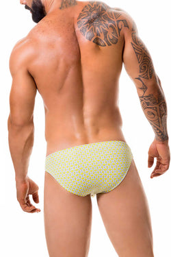 Jor Printed Yellow Sunny Swim Bikini Brief thumbnail 2