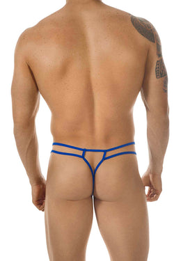 PPÜ Royal-Blue Keyhole Thong thumbnail 2