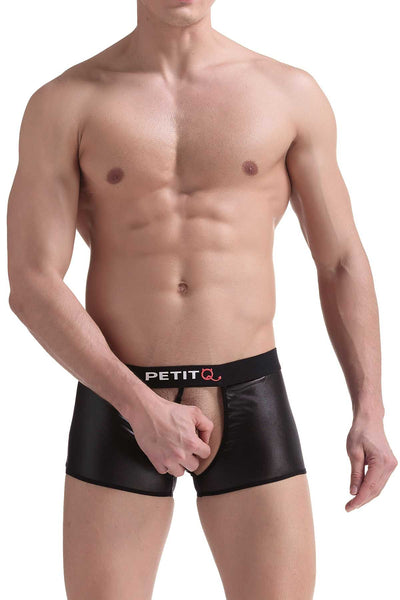 PetitQ Black C-Ring Boxer Brief