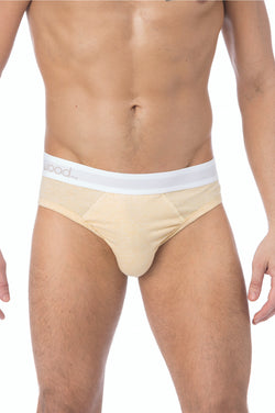 WOOD Straw Yellow Heather Hip Brief thumbnail 1