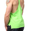Y.M.L.A. Lime Green Raw Edge String Tank