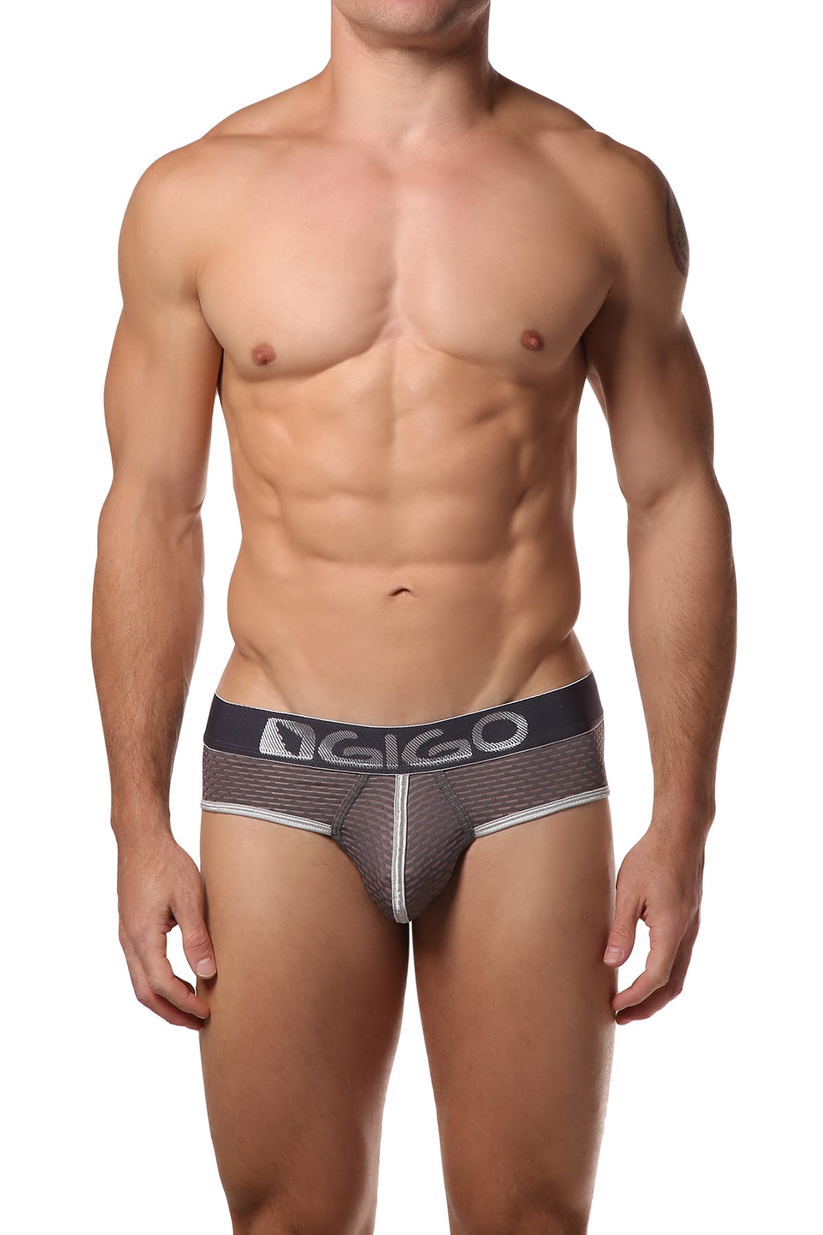Gigo Grafic Grey Jock Brief