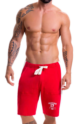 Jor Red Warrior Athletic Long Short