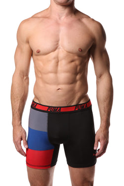 PUMA Black & Multi Side Panel Boxer Brief thumbnail 1