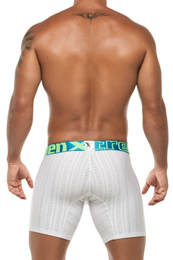 Xtremen White Classic Micro Jacquard Boxer Brief thumbnail 3
