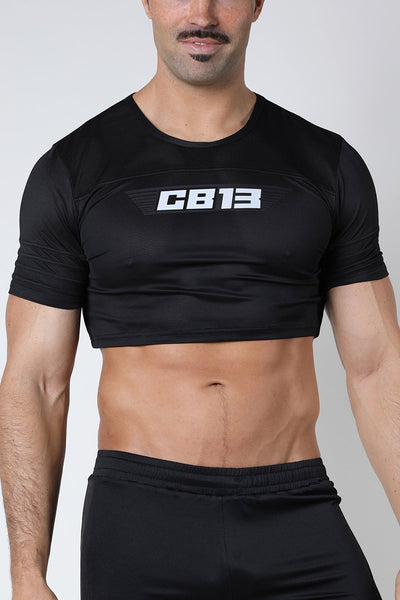 cellBlock 13 Black Marathon Cutoff Shirt