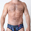 cellBlock 13 Blue Ajax Camo Mesh Brief