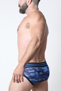 cellBlock 13 Blue Ajax Camo Mesh Brief thumbnail 2