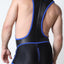 cellBlock 13 Blue Gauntlet Zipper Singlet