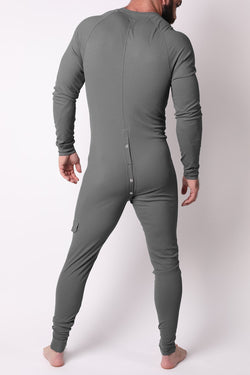 cellBlock 13 Grey Snap Up Union Suit thumbnail 3