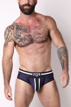 cellBlock 13 Purple All Access Zipper Brief w/ Detachable Pouch thumbnail 1