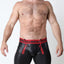 cellBlock 13 Red Gauntlet Zipper Short
