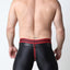 cellBlock 13 Red Gauntlet Zipper Short