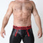 cellBlock 13 Red Gauntlet Zipper Short