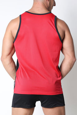 cellBlock 13 Red Marathon Tank Top thumbnail 3