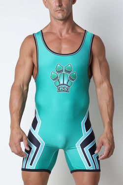 cellBlock13 Green Kennel Club Bandit Zipper Singlet thumbnail 1