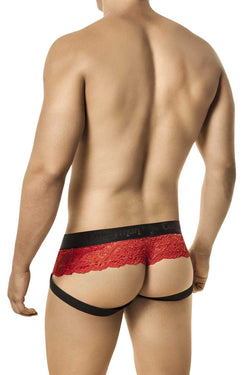 Candyman Red Lace Jock Thong thumbnail 2