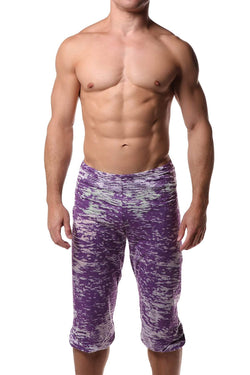 Y.M.L.A. Purple Burnout Yoga Pant thumbnail 1