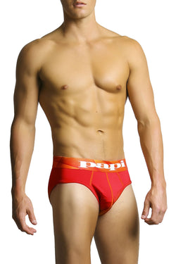 2-Pack Papi Orange & Red Microfusion Performance Brief thumbnail 3