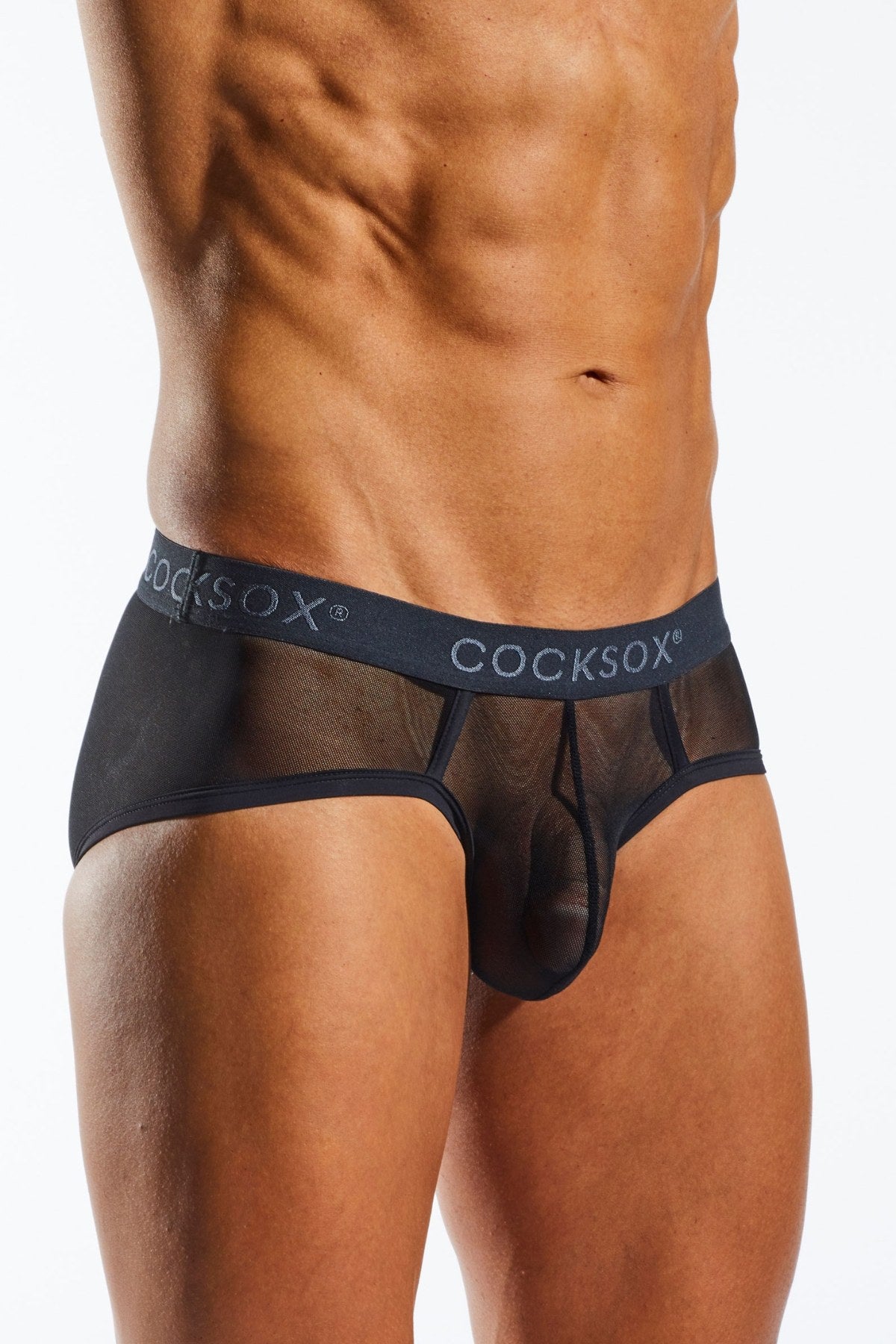 cocksox Black Shadow CX76ME Nero Sport Mesh Brief