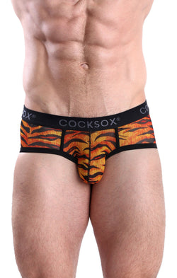 cocksox tiger CX76ME Sports Mesh Brief thumbnail 1