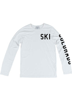 Rxmance Unisex White Ski Long Sleeve Tee thumbnail 2
