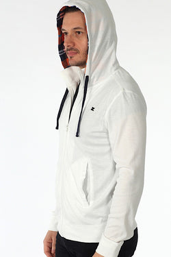 Zutoq White Zestal Zipper Hoodie thumbnail 3