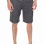2(X)IST Heather-Black French Terry Short