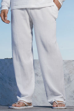 Men America White Venice Drawstring Pant thumbnail 2