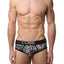 Alexander Cobb Black & White Maori Tattoo Slip Brief