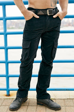 P.O.V. Black Velvet Scene Cargo Pant thumbnail 2