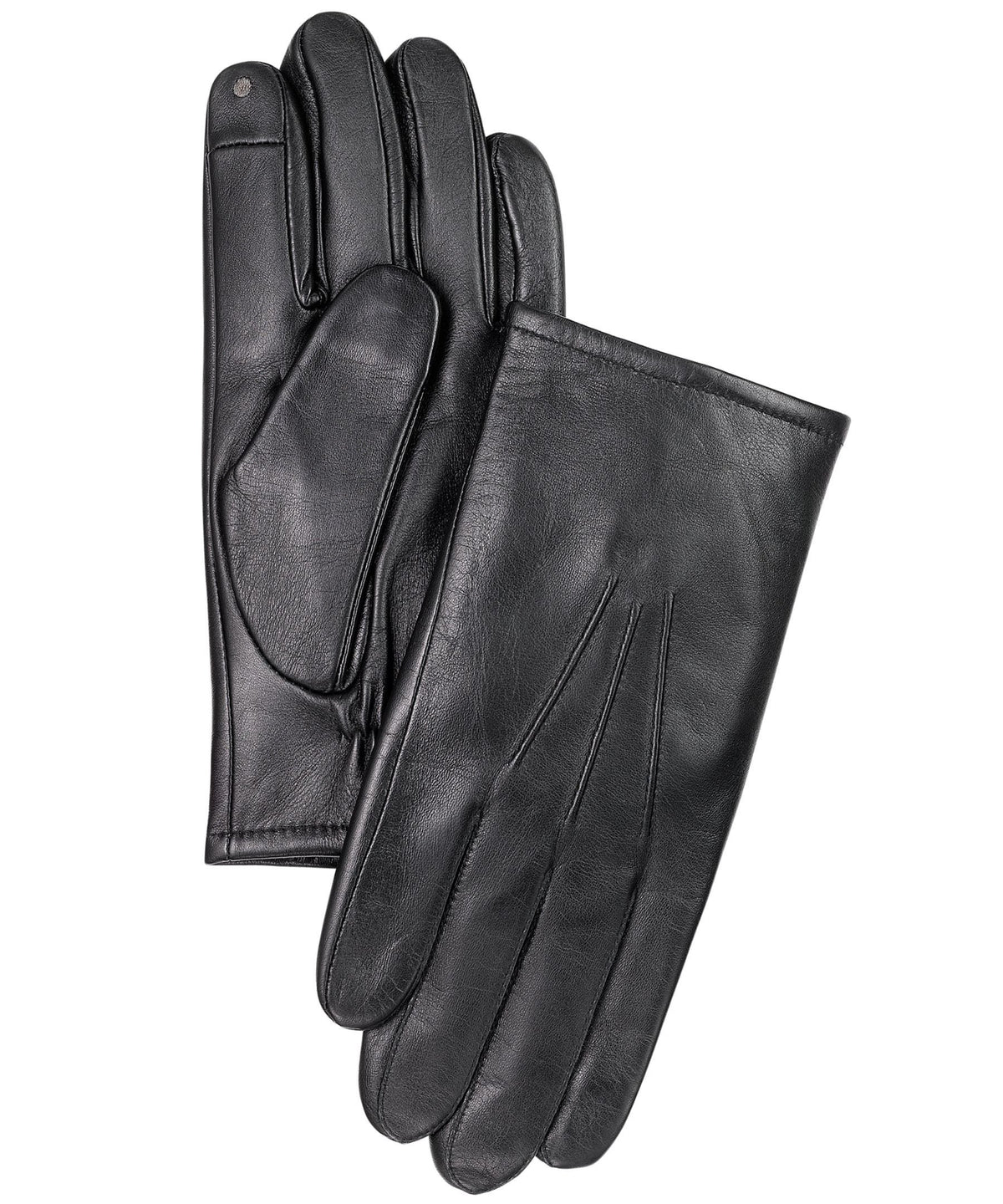 Club Room Gloves Leather Touchscreen Medium