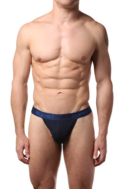 2(X)IST Royal/Navy Essential Y-Back Thong 2-Pack thumbnail 4