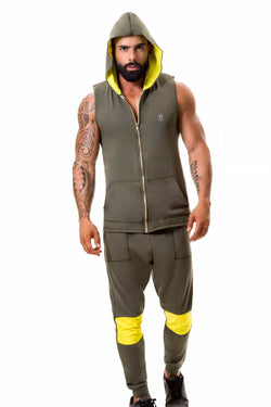 Jor Green Soho Sleeveless Hoodie thumbnail 2