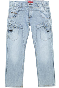 P.O.V. Light Blue Multi-Pocket Jean thumbnail 2