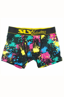 Sly Black Splatter Boxer Brief thumbnail 2