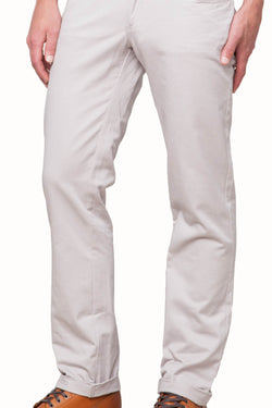Something Strong Light Grey Straight Leg 5-pocket Pant thumbnail 3