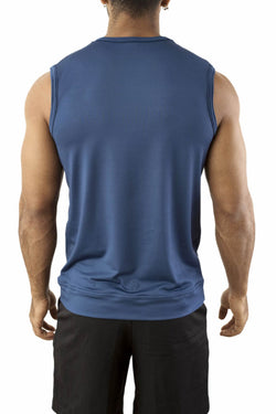 Vuthy Navy Kangaroo Muscle Tank thumbnail 3