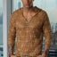 P.O.V. Beige Circular Mesh Hoodie