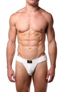 Skivvies White Swimmer Knit Jock thumbnail 1