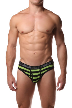 Bear Skn Greenery Stripe Bamboo Brief thumbnail 1