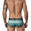 Clever Green Background Piping Brief
