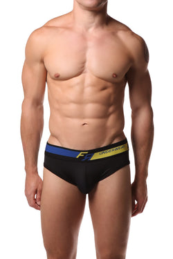 Freedom Reigns Black Micro Mesh Brief thumbnail 1