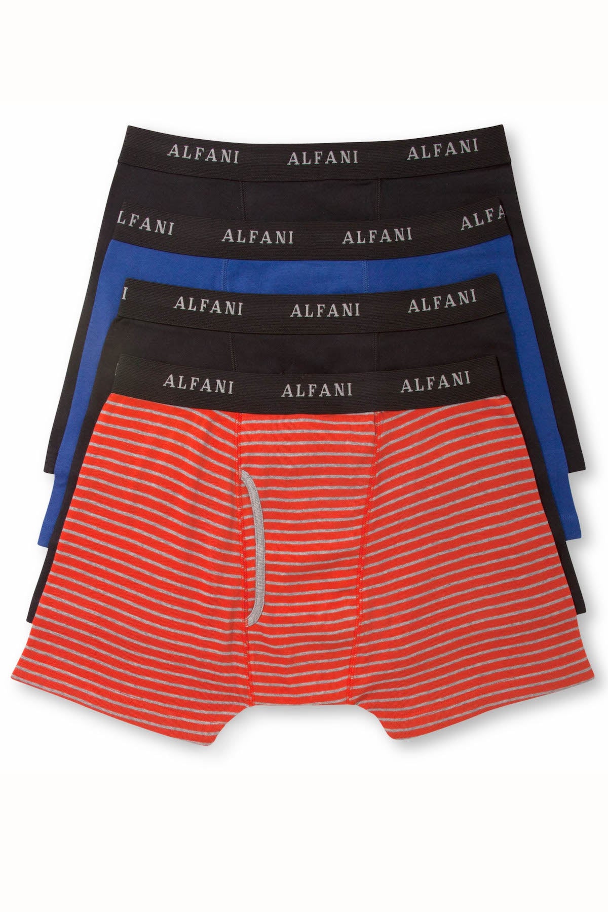 Alfani Feeder-Stripe Boxer Brief 4-Pack