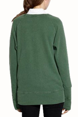 Rxmance Unisex Forest Green Crew Sweatshirt thumbnail 3